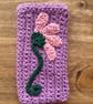 Crocheted phone case