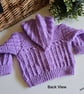 Baby Girls Merino Wool Hooded Jacket 0-6 mths size - Image 4