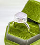 Rose Quartz Sterling Silver Ring Handmade  - Image 1
