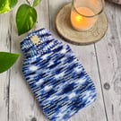 Hot water bottle cover knitted cosy handmade gift ideas 