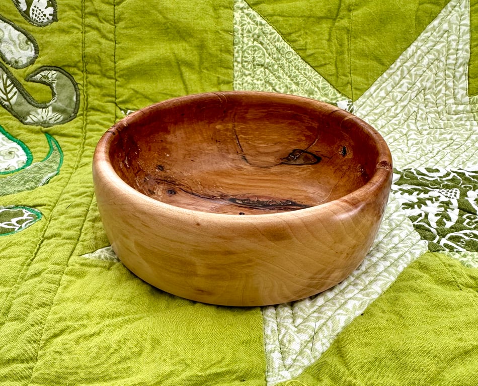 Small applewood bowl