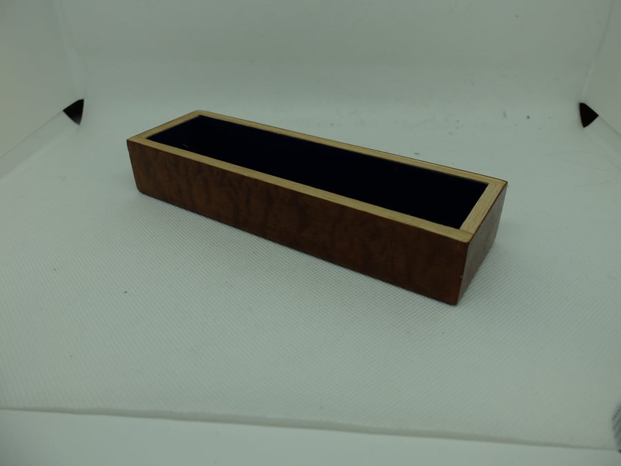 Backgammon checker storage tray, unlidded.