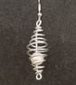 Beehive Wire Coil Earrings Handmade - Image 3