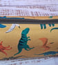 Dinosaur themed long fabric pencil case - Image 3