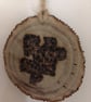 Unique Hand Crafted Double-Sided Wooden Hanging Decorations. Set of Six. - Image 10