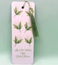 Lily of the Valley Tassel Bookmark - Botanical Floral Bookmark Gift