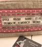 Large Linen Make Up Bag - Image 9