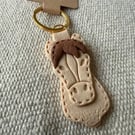 Polymer clay horse keyring
