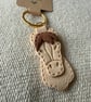 Polymer clay horse keyring - Image 1