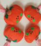 Wool blend felt Halloween 'Pumpkin' hanging decoration 