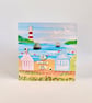 Rock Pools - printed greetings card - Image 2
