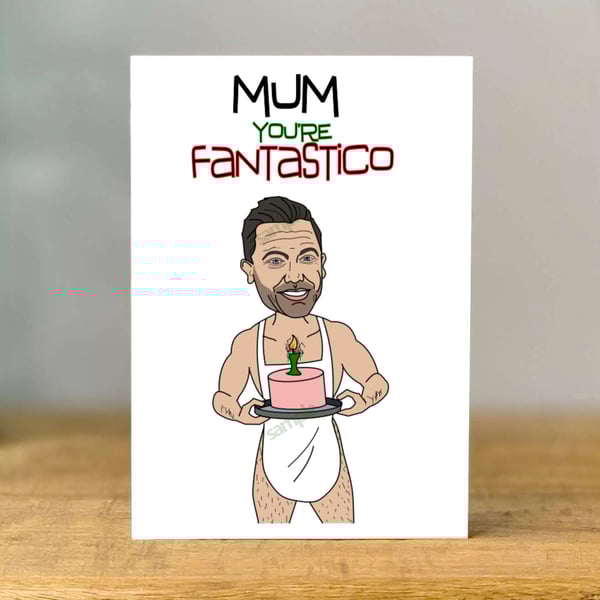 Gino D'Acampo Inspired Card, Personalised