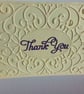  Thank you card. Elegant card. Handmade card. . Ref 342.  - Image 5