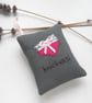 freehand embroidered lavender bag sachet hanging decoration  - Image 1