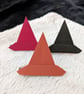 (Free UK Delivery) Origami Witch Hat Hair Clip - for Halloween