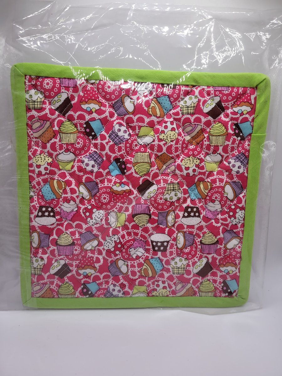 Handmade Padded and Quilted Heat Resistant Pot Holder