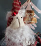 CHRISTMAS FOLKLORE SANTA & REINDEER BED SPRING ORNAMENT MADE TO ORDER - Image 4
