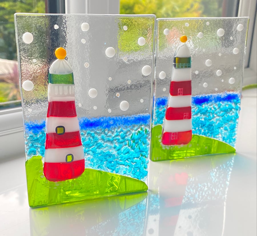  Plymouth themed - Christmas snow on the hoe - with candle Holder