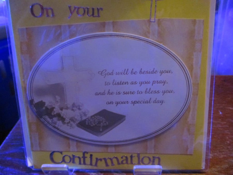 On your Confirmation Card