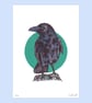 Crow, 4-colour screen print - Image 2