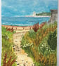 ACEO Summer beach  - Image 3