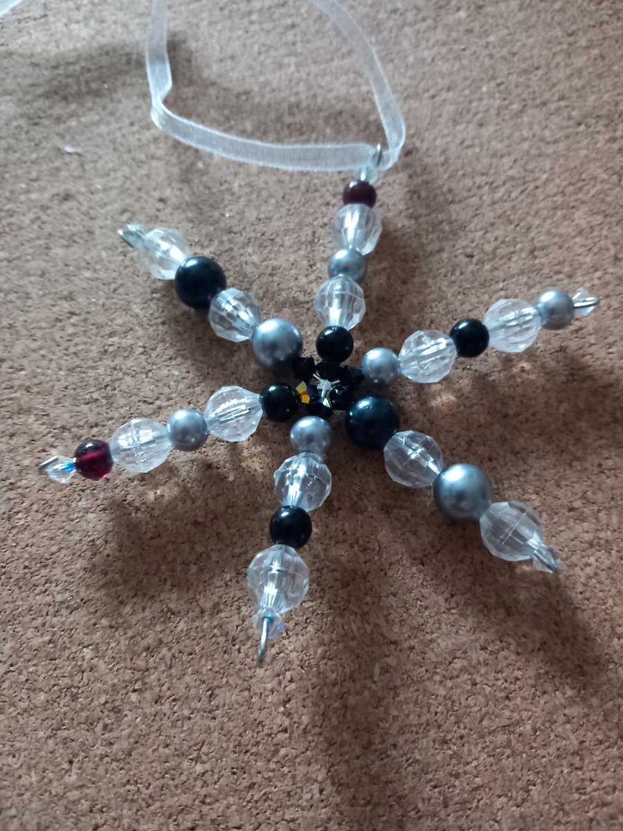 Beaded tree decoration