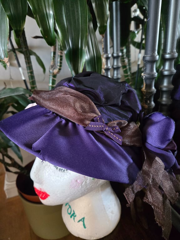 Quirky, one of a kind. Upcycled bucket hat