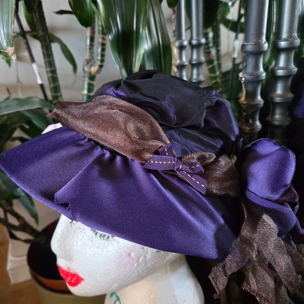 Quirky, one of a kind. Upcycled bucket hat