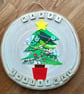 Christmas tree hanging decoration - happy Christmas