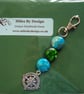 Compass Style Bag Charm - Keyring - Image 3