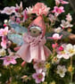Pink Fairy Miniature Art Doll Hanger Ilse - Image 3