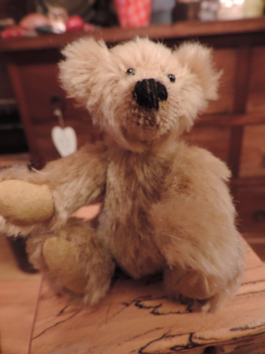 6" Hand made traditional style teddy bear