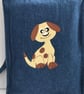 Denim post style tote bag. - Image 5