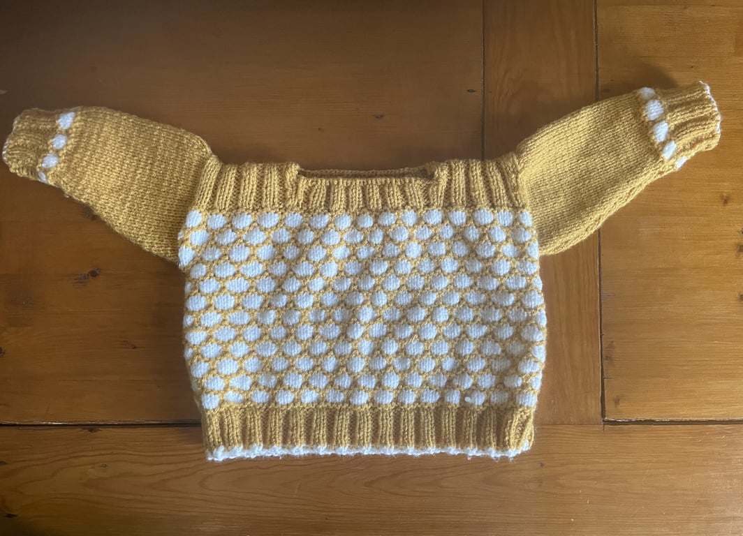 Hand made jumper for 6-7 month old