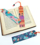 3 pack patterned bird print bookmarks