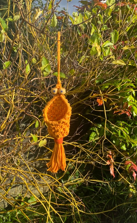 Macrame Martian wall hanger 