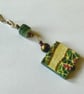 Wood bag charm or keyring - Image 2