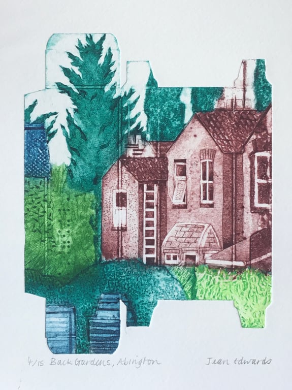 Back Gardens. Abington
