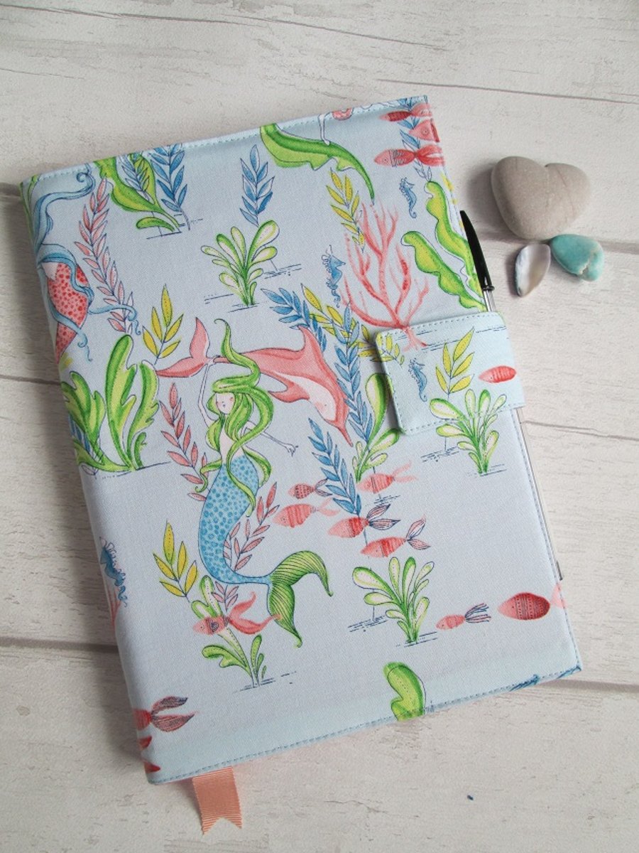 A5 Mermaid Reusable Notebook Cover