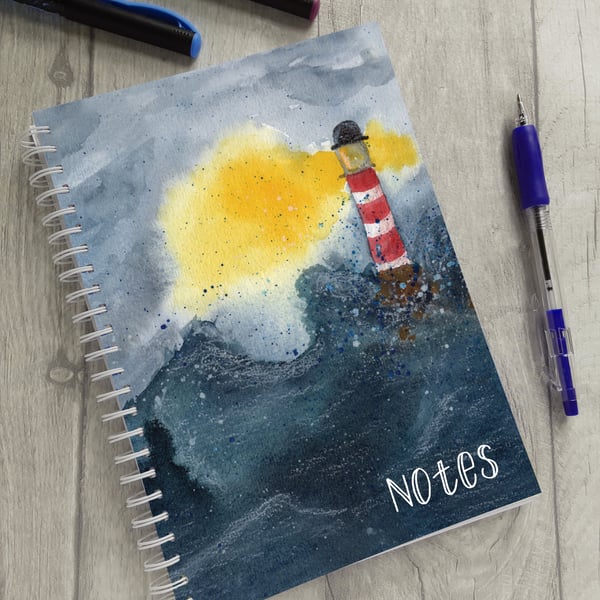 The Lighthouse Notebook in A4 or A5