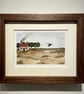Original watercolour painting- Big Bird and Migration(15x10cm)