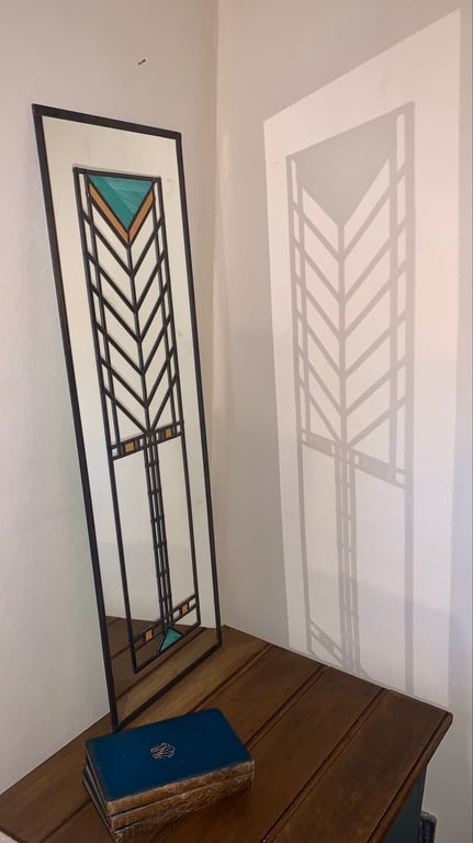 Art Deco- Nouveau style mirror.