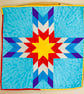  Quilt Wall hanging - Lone Star Patchwork. - Image 9