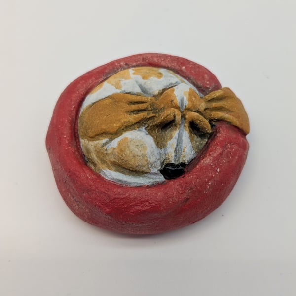 Yorkshire Pudding Basset Hound Mini Sculpture