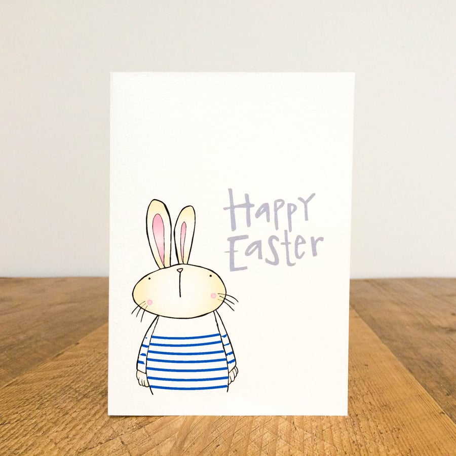 Breton Easter Bunny Card