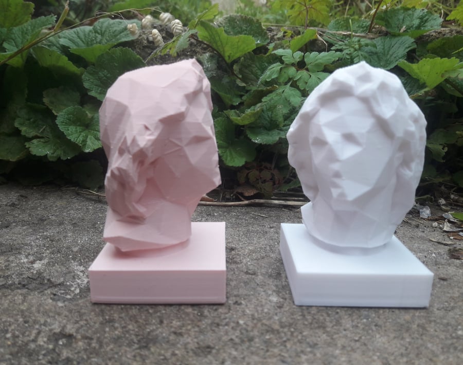 Low Poly 3D Printed Helios Bust!