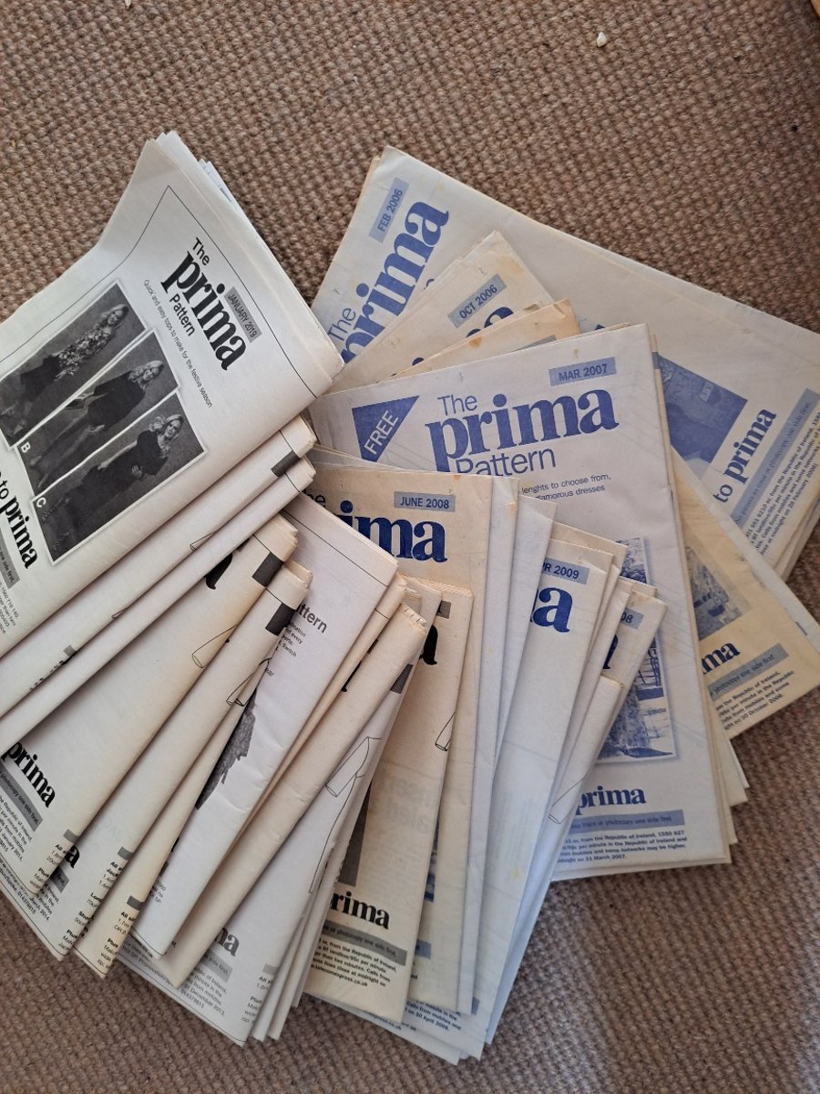Bundle of Prima sewing patterns