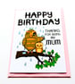 Cute Owl Birthday Card For Mum From Teenage, Infant Daughter, Son - Image 9