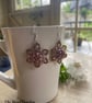 Big flower earrings 