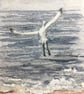 Seashore Egret original painting  - Image 2